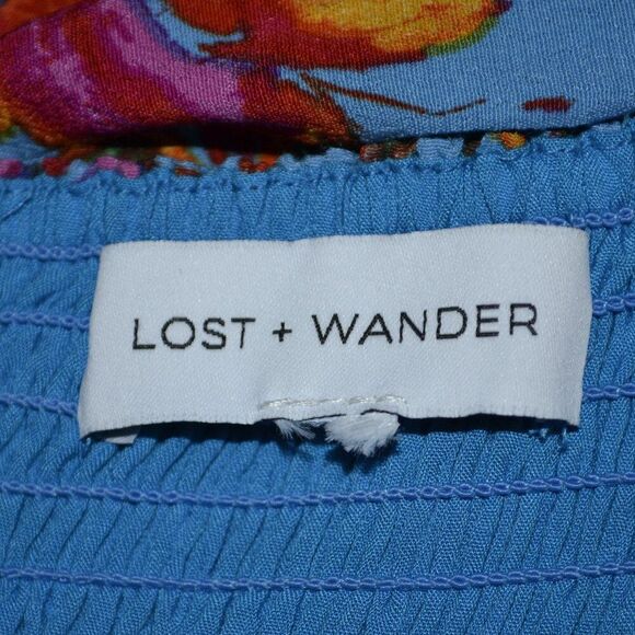 Lost + Wonder Hydra Springs Tropical Floral Vacation Beachy Island Dress - Picture 3 of 14